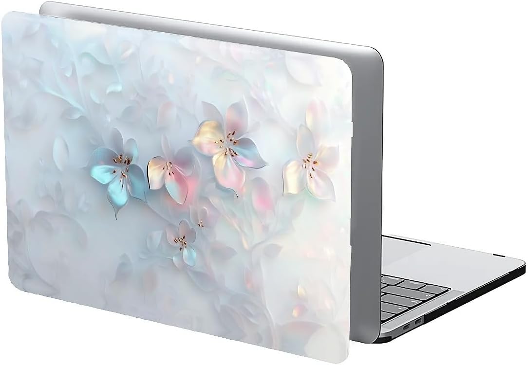 Compatible with MacBook Air 13.3 13.6 Inch Case 2022 2021 2020 2019 Plastic Hard Shell Case Cover,13.3 Pro(A1706/A1708/A1989/A2159/A2289/A2338), Floral