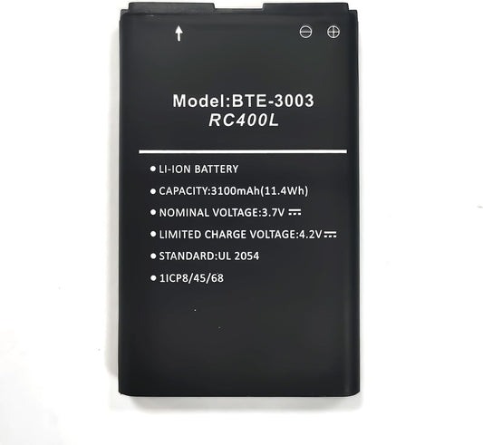 BTE-3003 Battery 3100mAh High Capacity Replacement Li-ion Battery for Veri zon Or bic Speed Mobile Hotspot RC400L BTE-3003