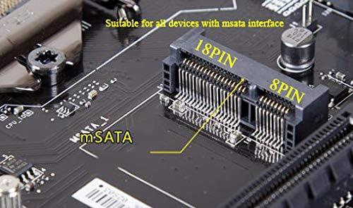Dogfish Msata 250GB Internal Solid State Drive Mini Sata SSD Disk Drive High Performance Hard Drive for Desktop Laptop Notebook (MSATA, 250GB)
