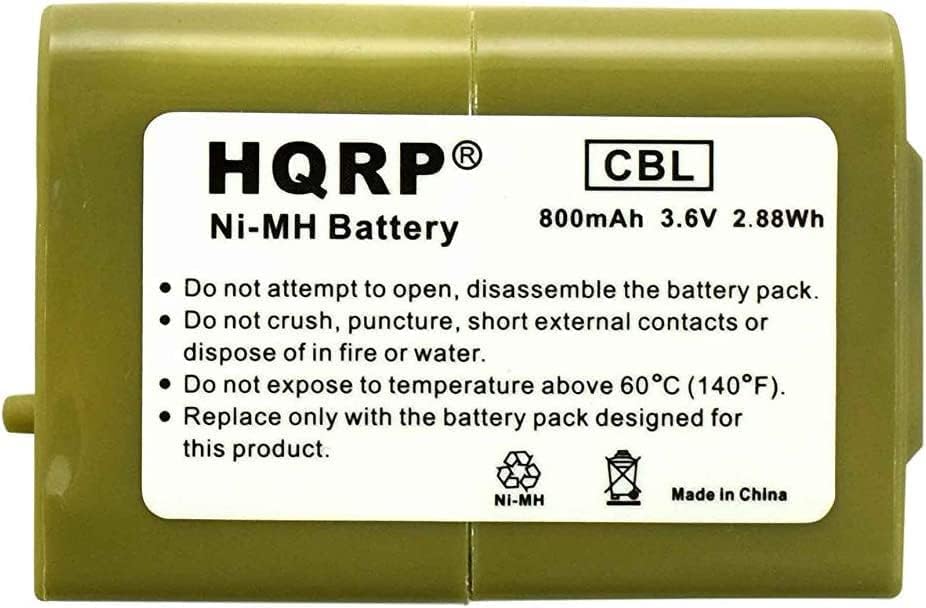 HQRP 4-Pack Cordless Phone Battery Compatible with Panasonic HHR-P103 / HHRP103, HHR-P103A / HHRP103A, Type 25, KX-TCA158, KX-TCA158ES, KX-TD7680, KX-TD7685, KX-TD7694, KX-TD7695 Replacement