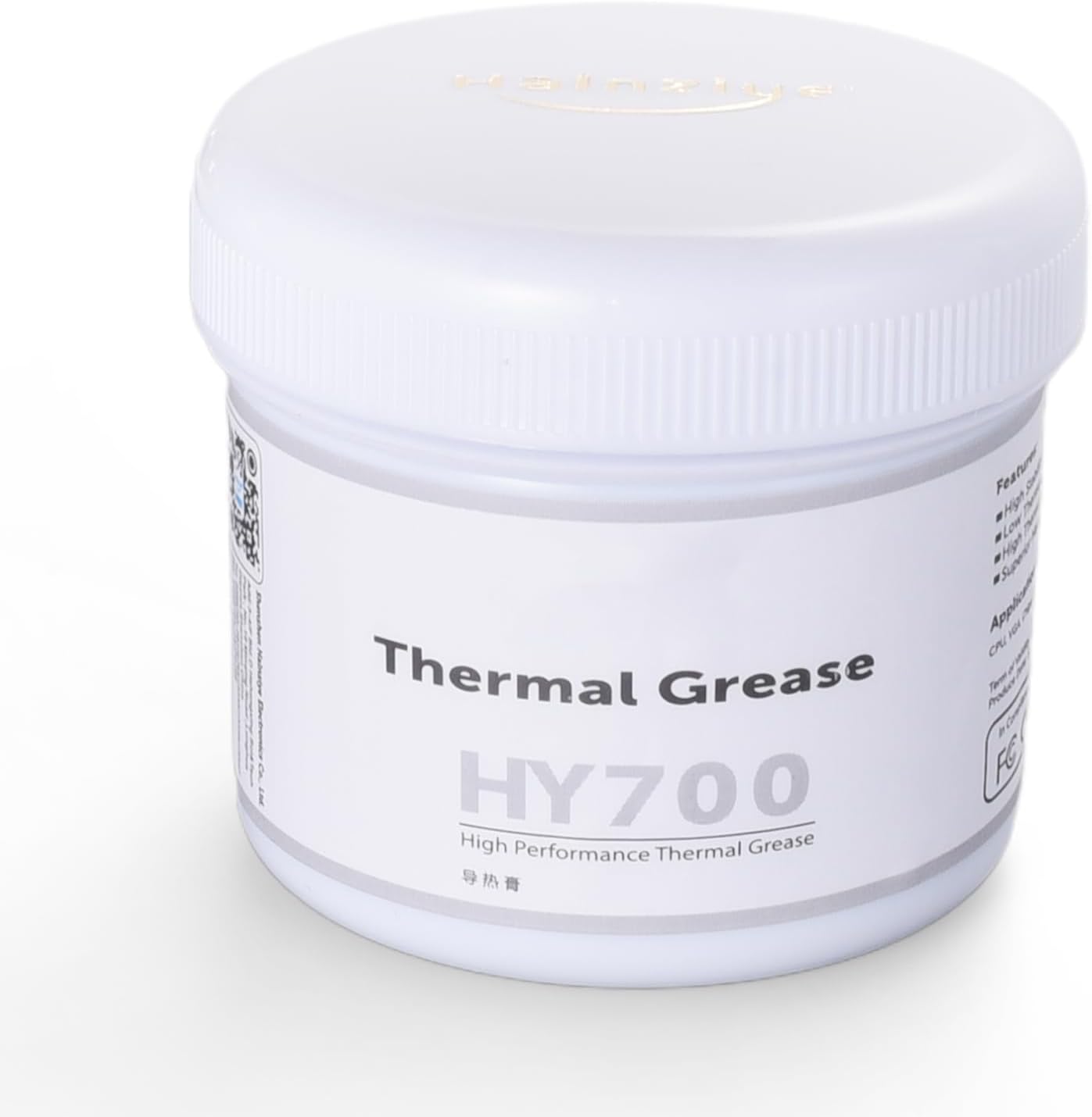 HY700-100g CPU Thermal Heatsink Grease Paste Compound Thermal Conductivity: >3.14W/m-k Carbon Based High Performance for CPU PC GPU PS5-100 Grams
