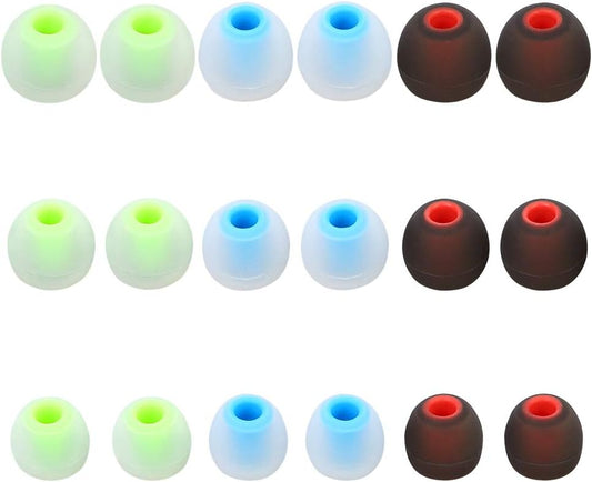 Earbuds Replacement Tips - 9 Pairs SML Eartips Eargels