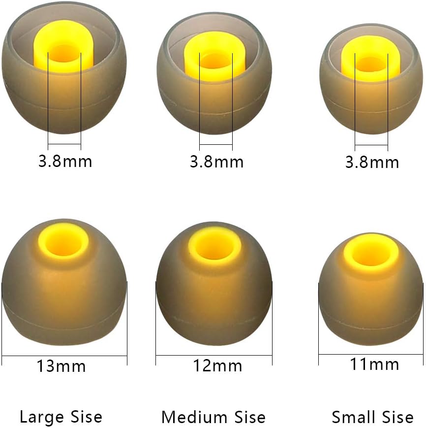 Earbud Tips Replacement - 9 Pairs SML Eartips Eargels