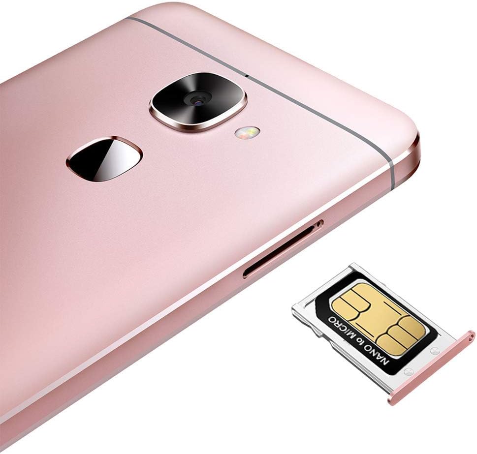 1 Pack SIM Card Holders with Tray Opener Pins, Card Storage Tool Set for Standard Micro Nano Micro-SD Memory Cards, with 3 Card Adapters and 1 Eject Pins - Black