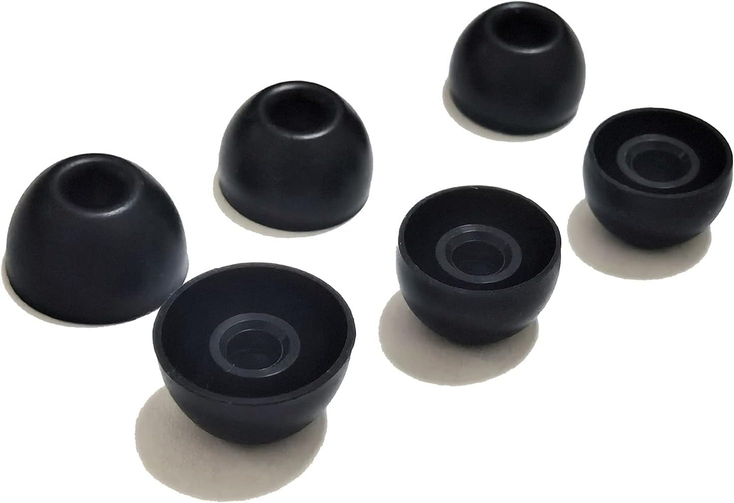 Ear Tips for Beats Studio Buds Silicone Tips Beats Earbuds Replacement for Beats Tips Earbuds Cover 6 Pairs LMS Black