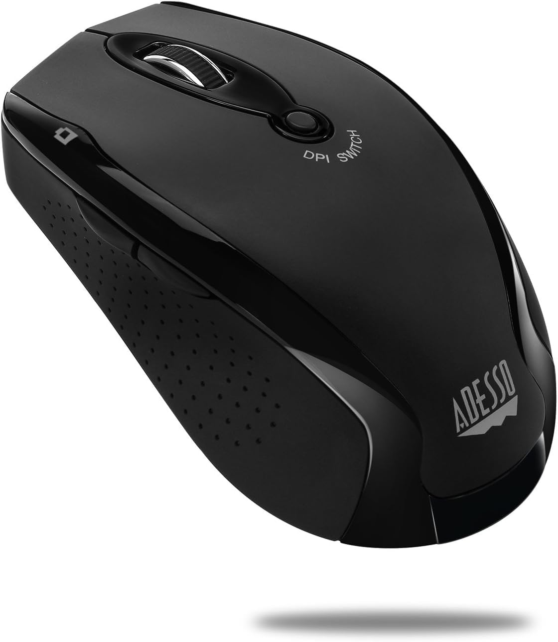 Adesso iMouse M20B - Wireless Ergonomic Optical Mouse, Black