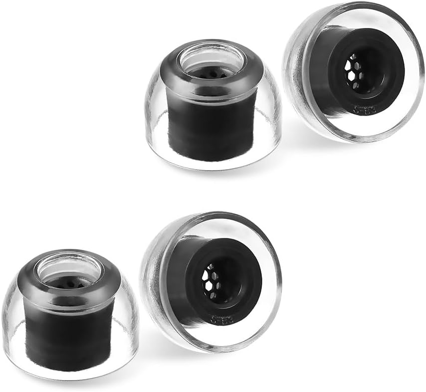 AZLA SednaEarfit XELASTEC 2 (S) - Earbud Tips for Wireless Headphones - Noise Canceling Earbuds Replacement Tips - Eartips Compatible with Sony, Samsung, Beats, JLab, Skullcandy, Sennheiser