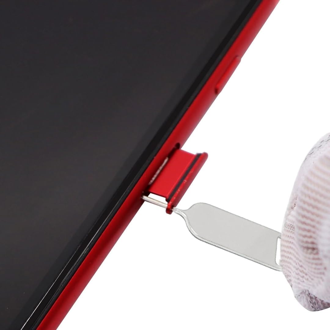 4 Pcs SIM Card Removal Openning Tool Tray Eject Pins Needle Opener Ejector Compatible with All iPhone Apple iPad HTC Samsung Galaxy Cell Phone Smartphone Watchchain Link Remover (Style B)