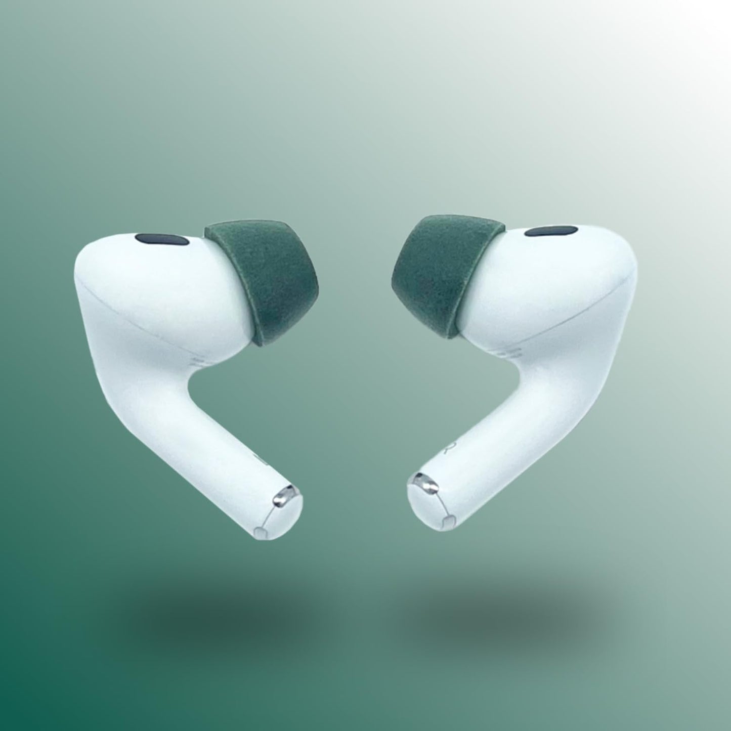 Comply Memory Foam Replacement Earbud Tips for Apple AirPods Pro 1 & 2 | Ultimate Comfort, Secure Fit, Superior Noise Isolation | Anti Slip, Prevent from Falling Out | Green, Large (3 Pairs)