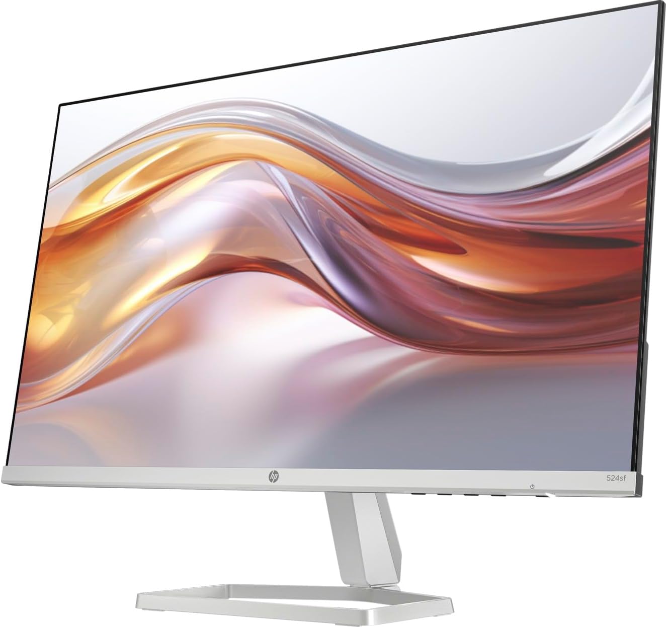 HP Series 5 524sf Monitor (Replaces M24f) 24" IPS FHD 300 nits Display, -5 to +25 Degrees Adjustable Tilt, Flicker Free, Anti-Glare, 1x HDMI, 1x VGA, Black/Silver w/Dockztorm HUB USB Port Expander