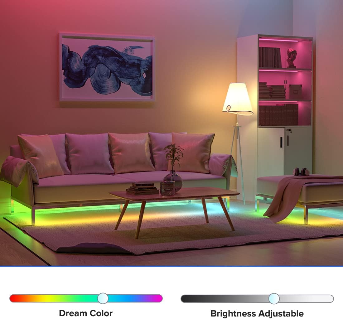 BTF-LIGHTING C05W RGBCCT PWM SMD FCOB (+ R G B C W) 6PIN LED Strip 2.4GHz Tuya WiFi Group Controller Alexa Google Home Control Match with WR01RF RC03RFB RC04RFB RC05RFB Remote