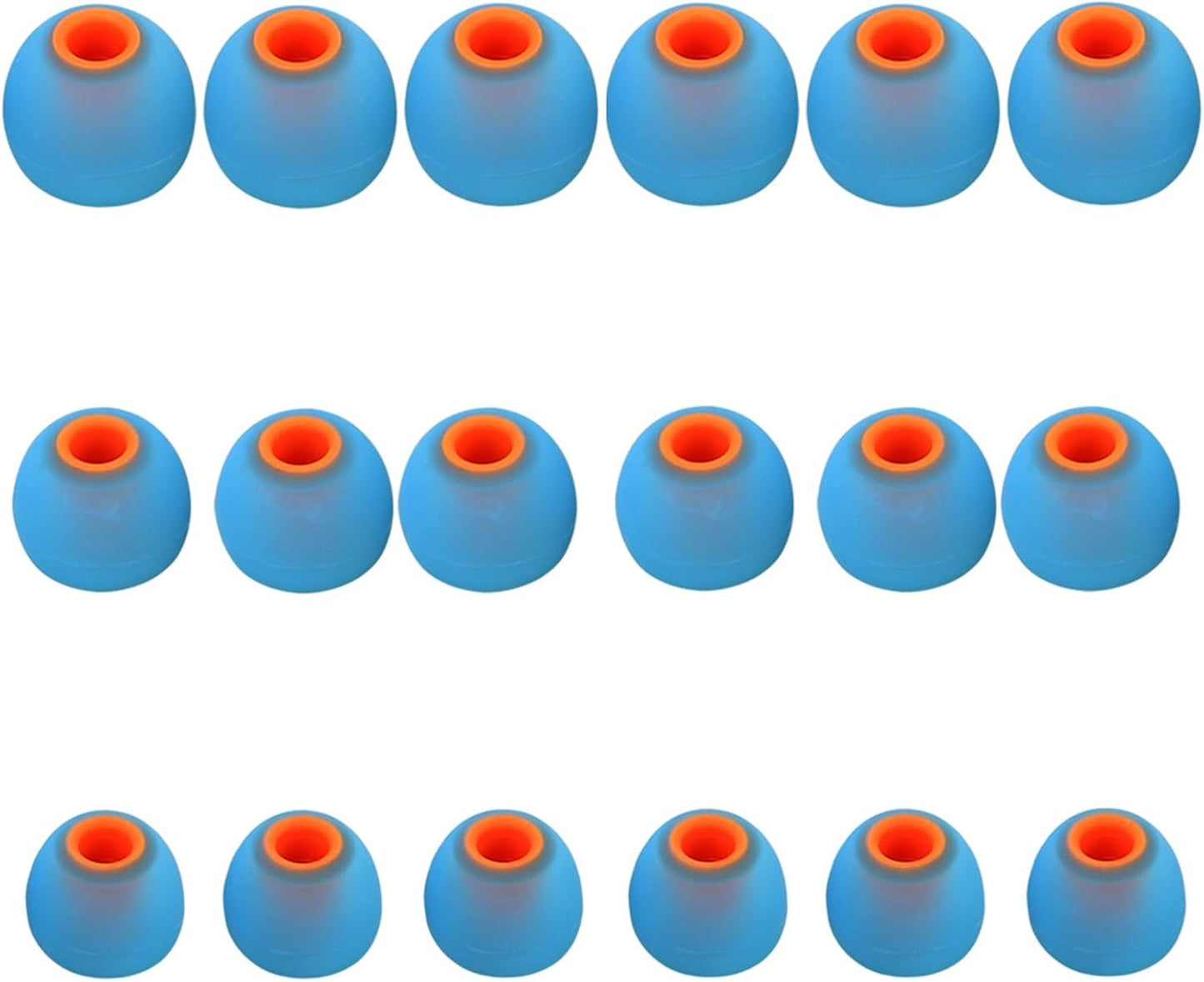 Earbud Replacement Tips Silicone Earbud Tips Earbud Caps Fit for in-Ear Headphones (Inner Hole 3.8mm -5.1mm) Earbud Rubber Tips Ear Tips 9 Pairs S/M/L