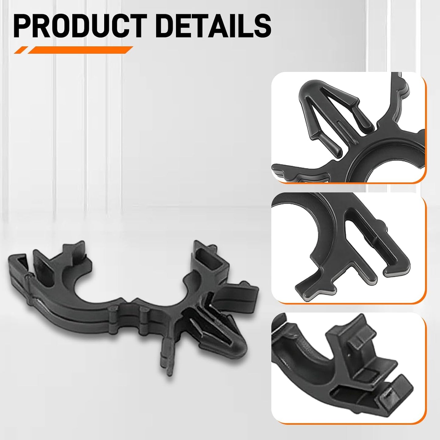 30pcs 1/2" OD 11/32" ID Wire Loom Routing Clips for GM 8911473