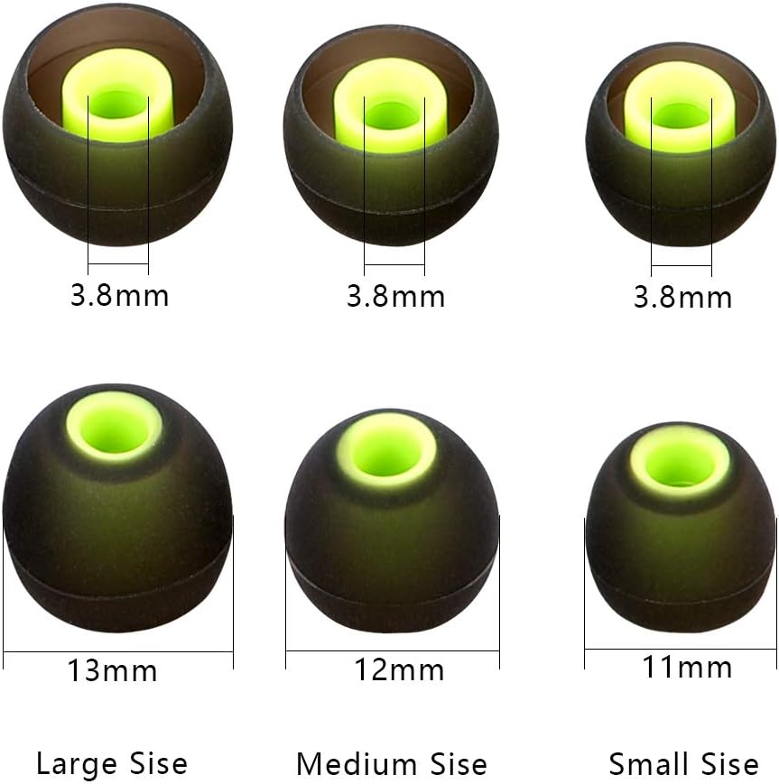 Earbud Tips Earbuds Replacement Tips Ear Tips Earbuds Eartips Eargels 9 Pairs SML