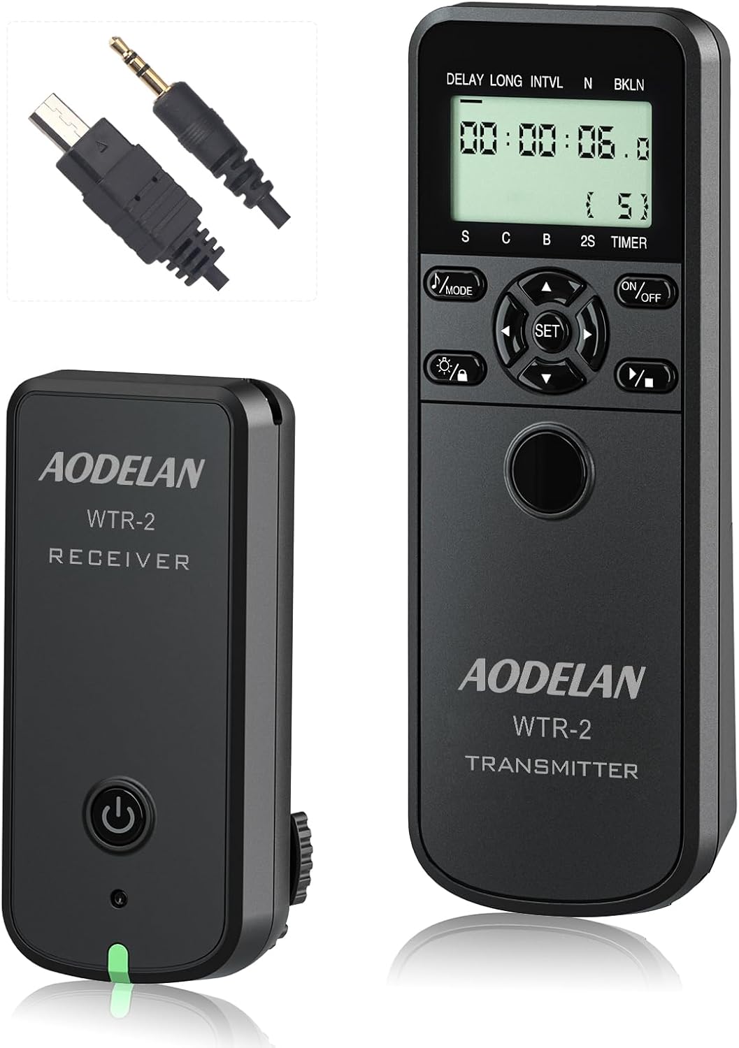 Wireless Shutter Camera Remote Intervalometer Timer Compatible with Sony a9, a9M2, a7, a7M2, a7M3, a7RM2, a7RM4, a7SM2, a6600, a6500, a6400, a6100, ZV-1; Replaces Sony RM-SPR1 Cable