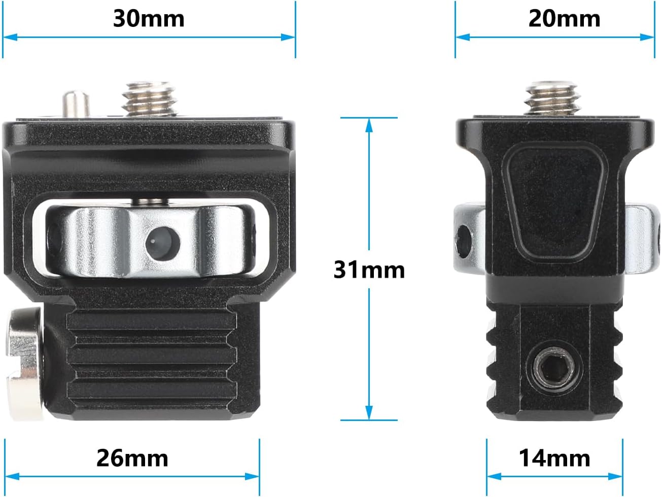 CAMVATE Anti-Twist 1/4"-20 Adapter for Magic Arm - 3567