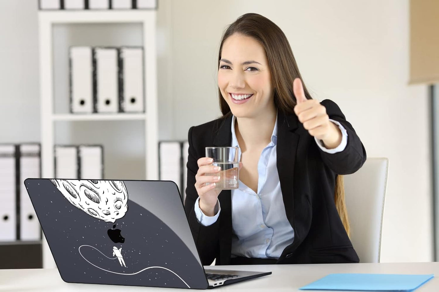 Teryeefi for M2 MacBook Pro 13 inch Case 2022 2020 2019-2016 Model A2338 M1 A2251 A2289, Hard Shell Case & Keyboard Cover & Screen Protector for MacBook Pro 13“ with Touch Bar, Astronaut Space