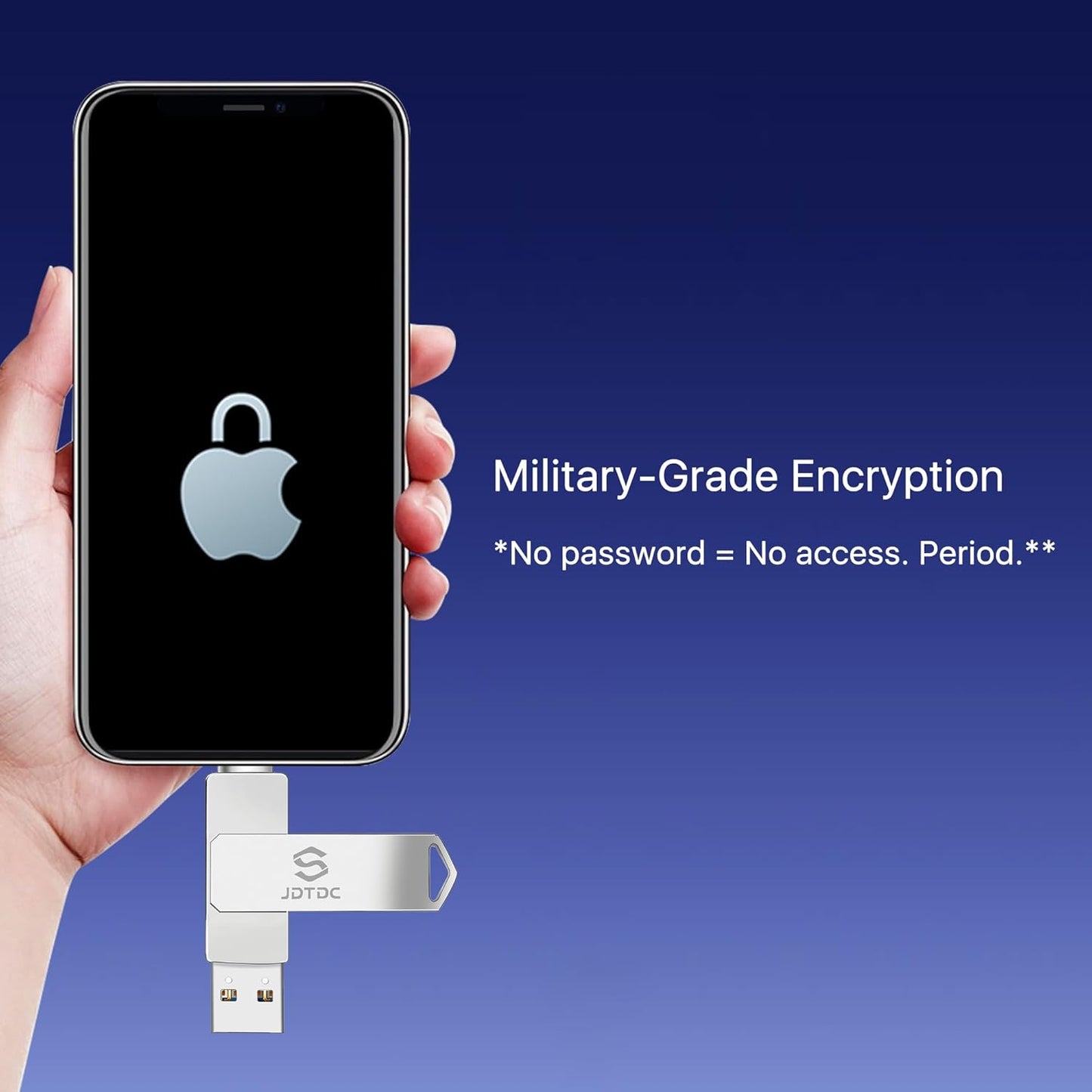 Genuine Apple MFi Certified 128GB iPhone-Photo-Stick Real Capacity iPhone-Memory-Storage-Stick for Photos Videos Contacts USB-Flash-Drive-Thumb-Drive-for-iPhone iPad Android External-Storage