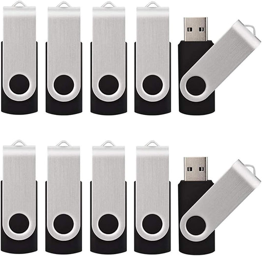 50 Pack 256MB USB Flash Drives Pack USB 2.0 Thumb Drive 256MB Flash Drive 50 Pack USB Memory Stick 256MB Bulk-Black