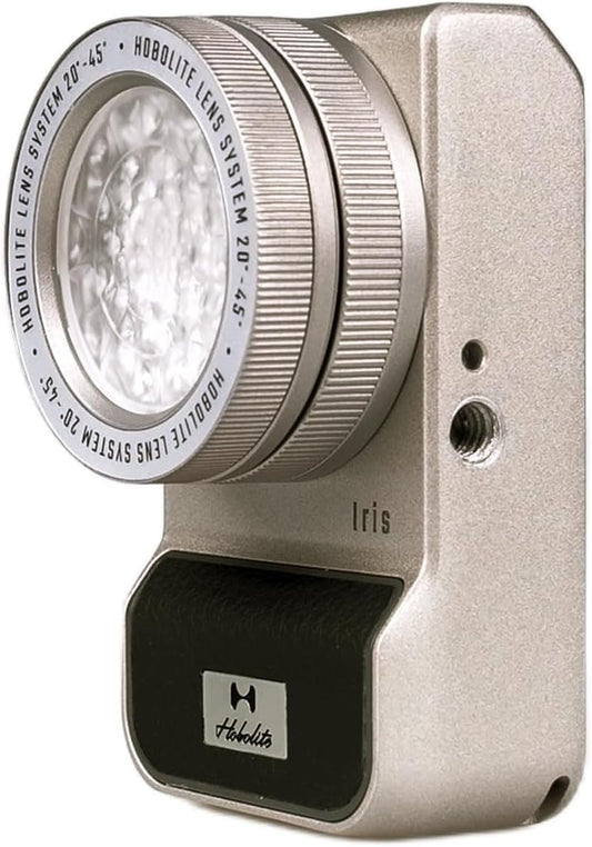 Iris Portable LED Photography Light Standard Kit with LCD Display, App Control, Adjustable Lens, CRI/TLCI 96+, 2700-6500K, Bi-Color Camera Light for Content Creators, 5W, Black