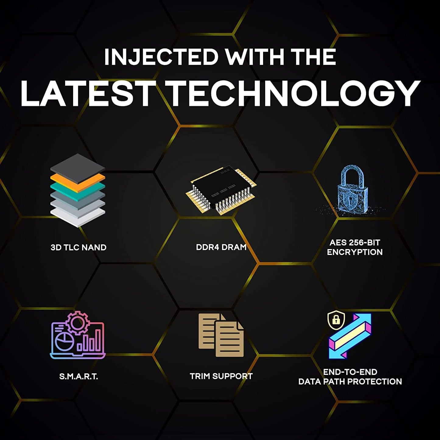 Fantom Drives VENOM8 4TB NVMe Gen 4 M.2 SSD for PlayStation 5 (PS5) Gaming PC & Laptop, Graphics, Video Editing - 3D NAND TLC DDR4 DRAM Cache Internal SSD - Up to 7400MB/s - w/Heatsink (VM8X40-PS5)