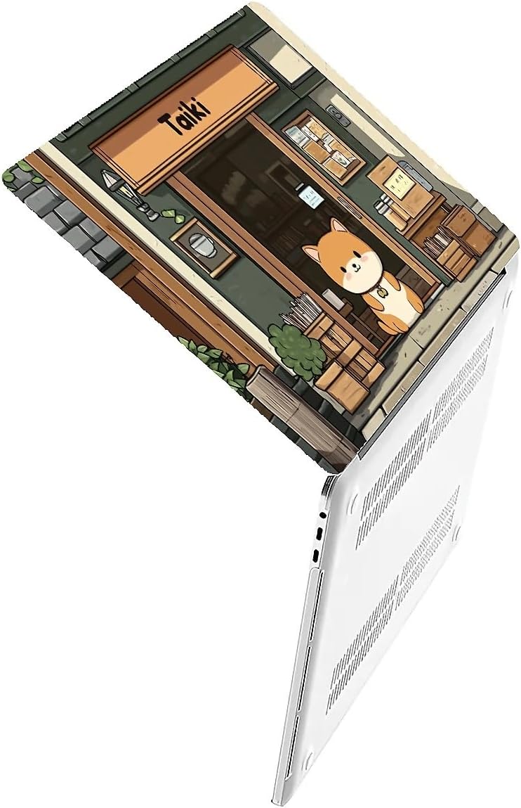 Compatible with MacBook Air 13.3 13.6 Inch Case 2022 2021 2020 2019 Plastic Hard Shell Case Cover,13.6 Air (A2681) M2 2022, A Cute Shiba