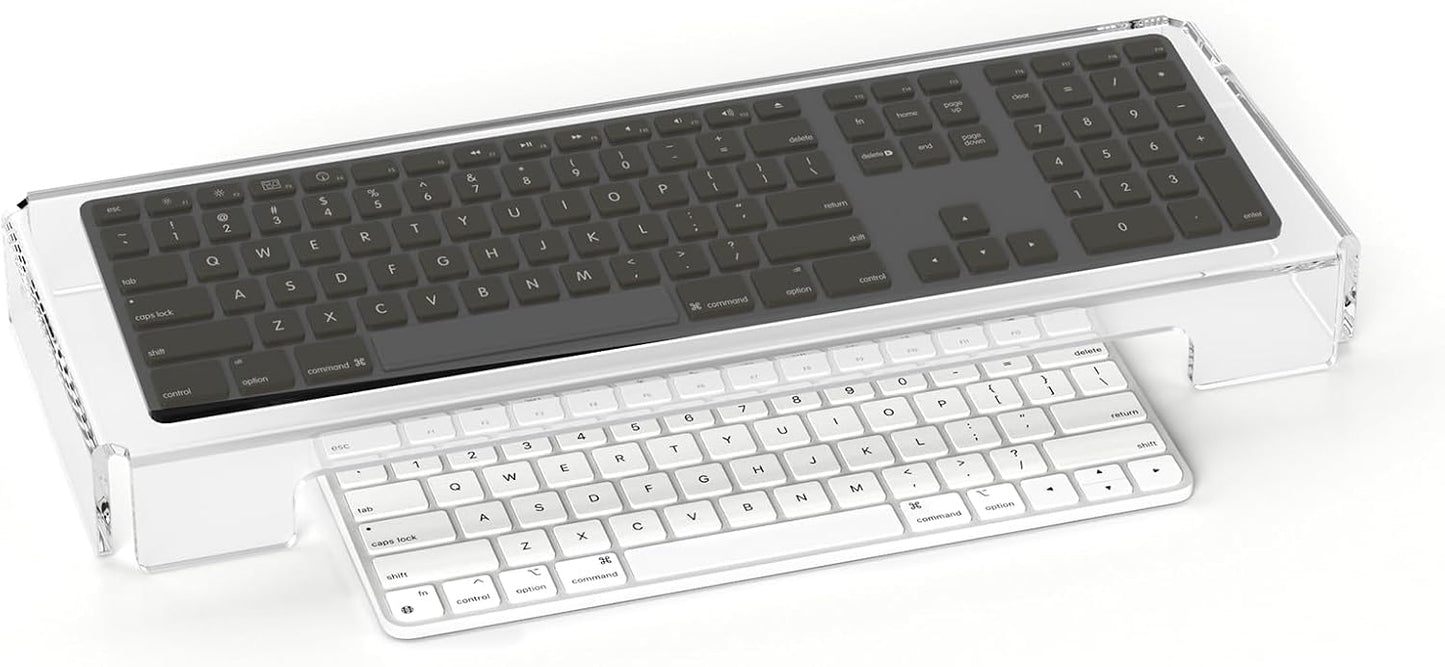 Acrylic Computer Keyboard Cover, Mechanical Keyboard Dust Cover PC Keyboard Cat Protector, Cat Keyboard Protector (1 Pack, Clear)