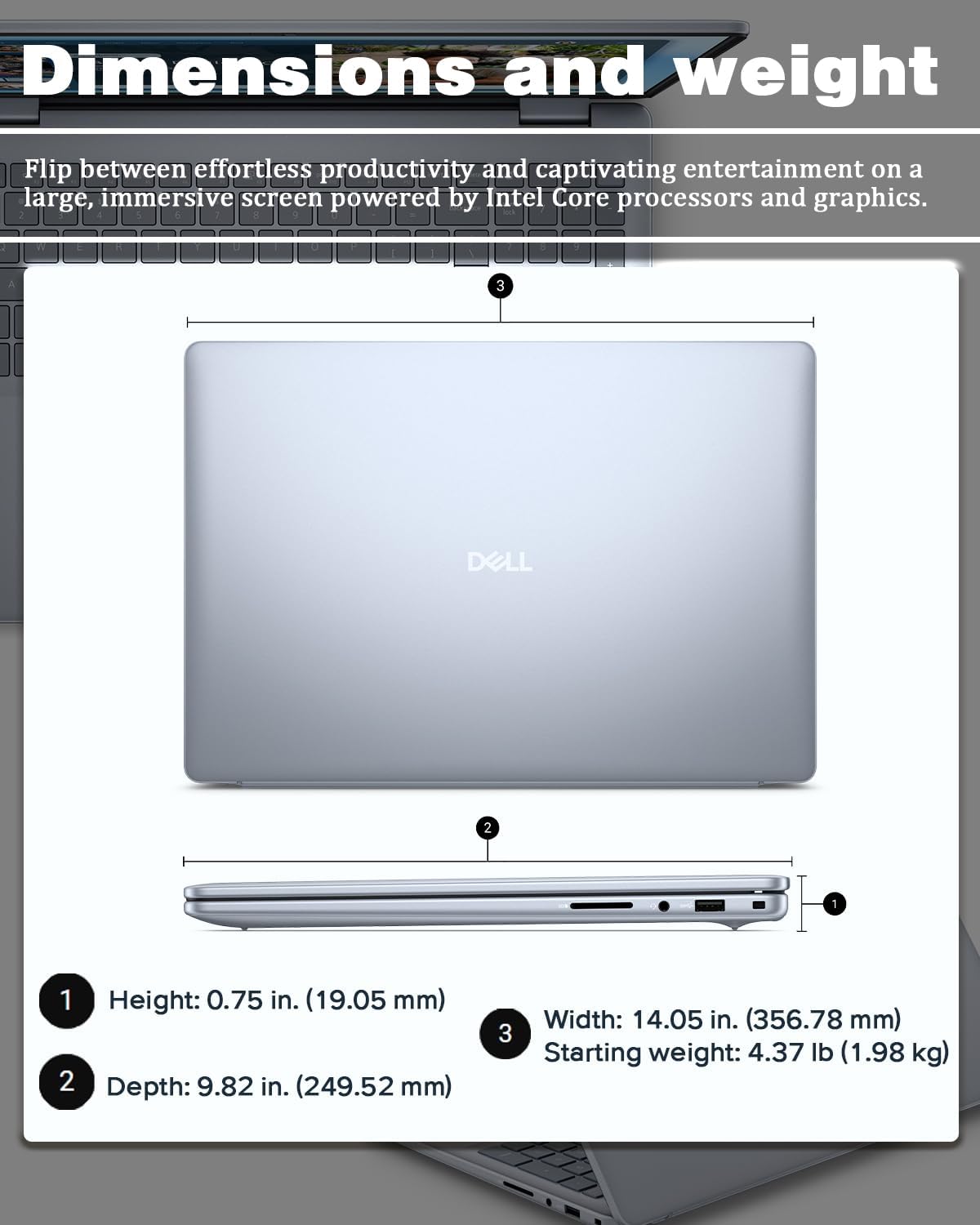 Dell Inspiron 16 Business Laptop - 16'' Touchscreen FHD+ Dsiaplay, Intel 10-Core 7 150U(Up to 5.4GHz) Express Charge, Backlit Keyboard, Windows 11 pro, Fingerprint (32GB RAM | 2TB SSD