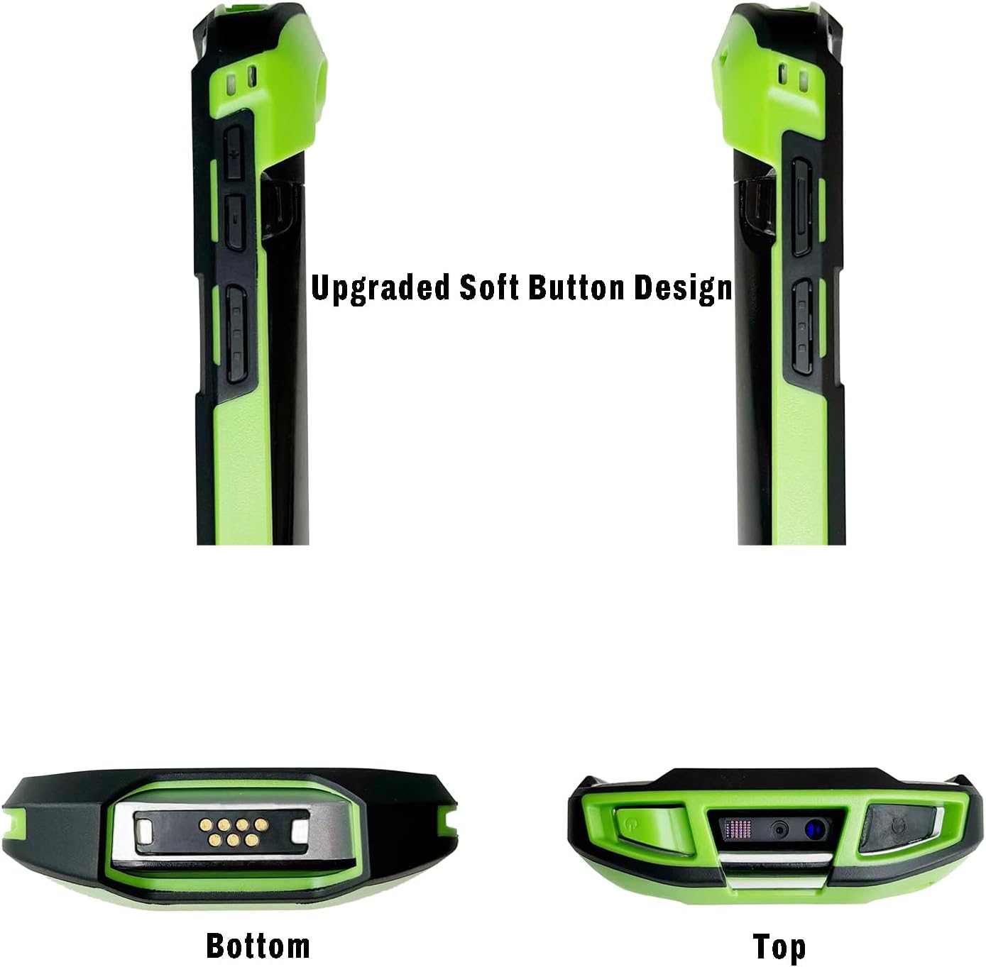 Case for Zebra TC51 TC510K TC52 TC52X TC56 TC57 TC57X TC520 TC520K – Rugged Protective Cover with Strap, Bumper, Boot-Style Holster, Handheld Barcode Scanner Accessory SG-TC51-EXO1-01 (Green)