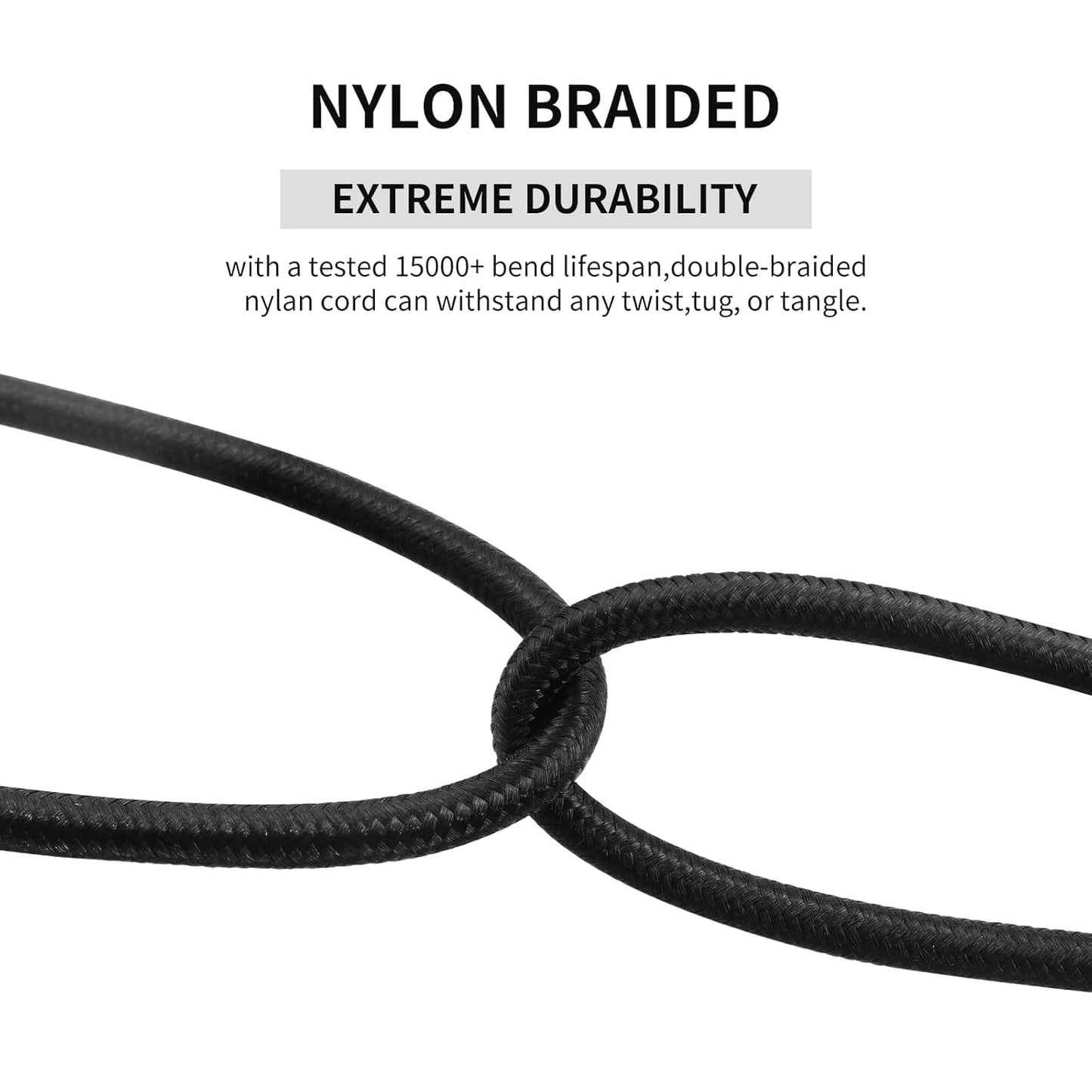 Devinal RCA Extension Cable - RCA Male to Female Nylon-Braided Durable, Flexible, and Enhanced Audio/Video Connectivity for Home Theater, Gaming, and Audio Systems 3 Feet 2-Pack