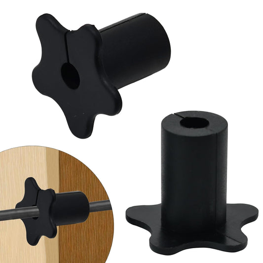 2pc Starlink Cable Grommet 5/8" Silicone Waterproof Wall Hole Pass Through Split Cable Bushings for TV Wire Ethernet Cord, Starlink Cable Routing Kit Accessories, 27.6mm/1.09" Ht, Black