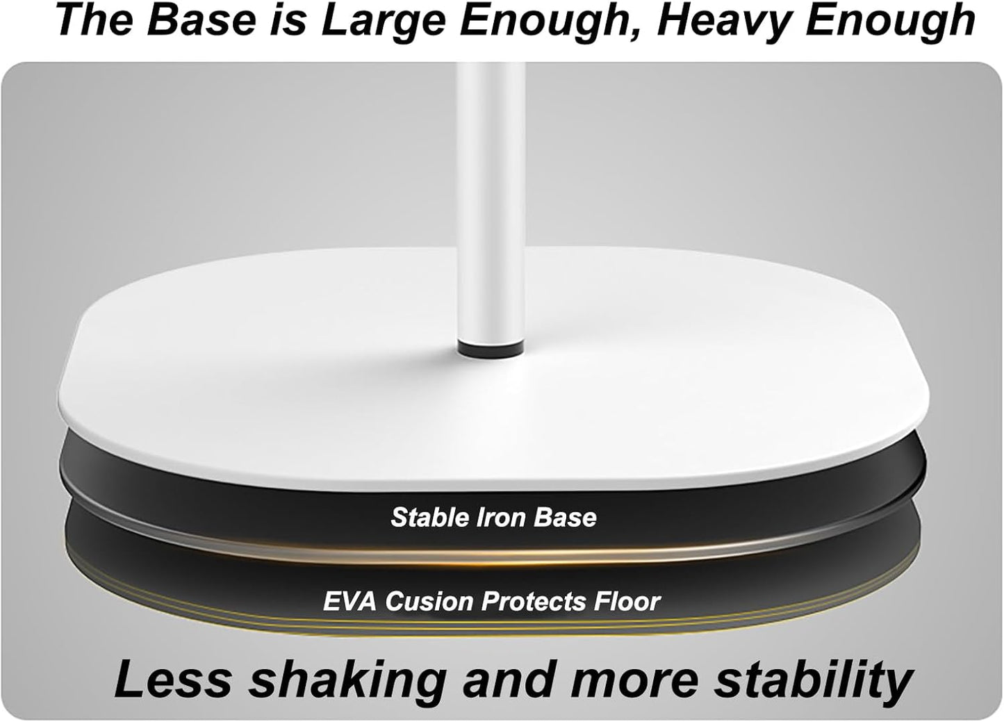 Mobile Standing Desk Height Adjustable Floor Laptop Stand, Computer Cart Workstation, Projector Stand, Teacher Podium for Home, Office, Classroom