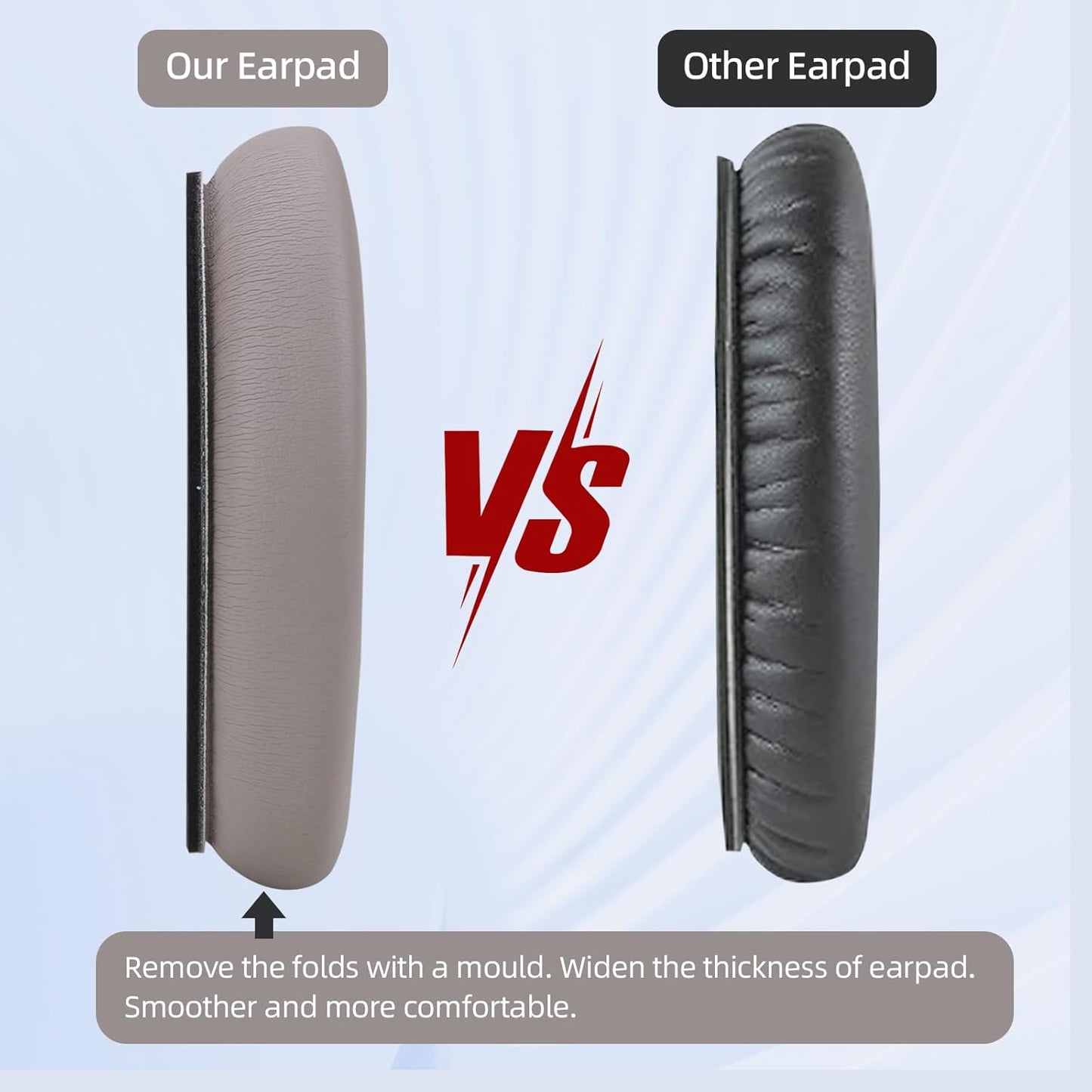 Earpads and Headband Pad Compatible with Bose QC45 QC35 Waterproof and Sweat-Resistant (Sandstone)