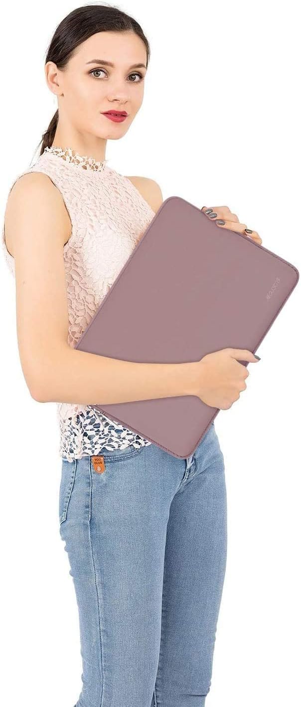 MOSISO Laptop Case 16 inch, 15-15.6 inch Laptop Sleeve Bag Compatible with MacBook Pro 16 inch, HP, Acer, Dell, Lenovo, ASUS Notebook, Neoprene Computer Sleeve Bag with Small Case, Brick Red