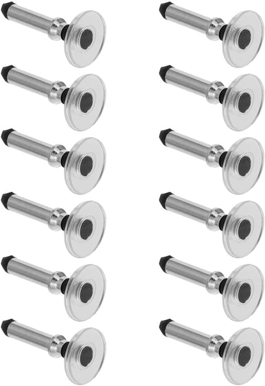 12 Pcs Silver Universal Stylus Replacement Disc Tips Round Shape Replaceable Stylus Pen for Touch Screen Stylus Pen Disc Tips,Stylus Pens, Cell Phones Accessories