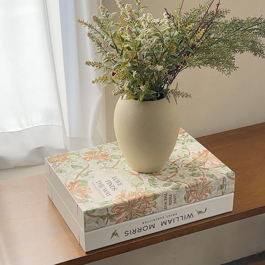 Book Shape Decorative Cable Management Box - Expandable Cable Organizer Box with Magnetic Closure for Home & Office (LoveFinds, Large)