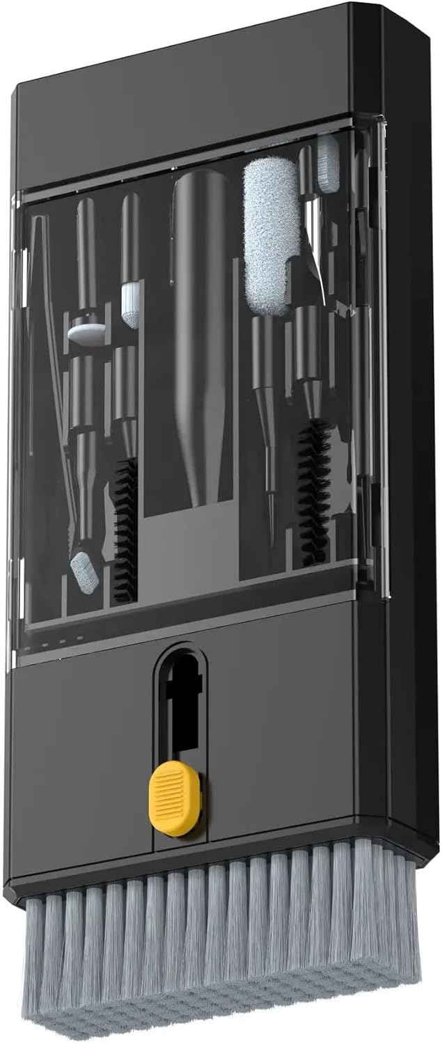 22 in 1 Precision Cleaning Kit – Professional Electronic Device Cleaning Tools for Phone, airPods Headset, Keyboards, Cameras, Laptop & More (Black)