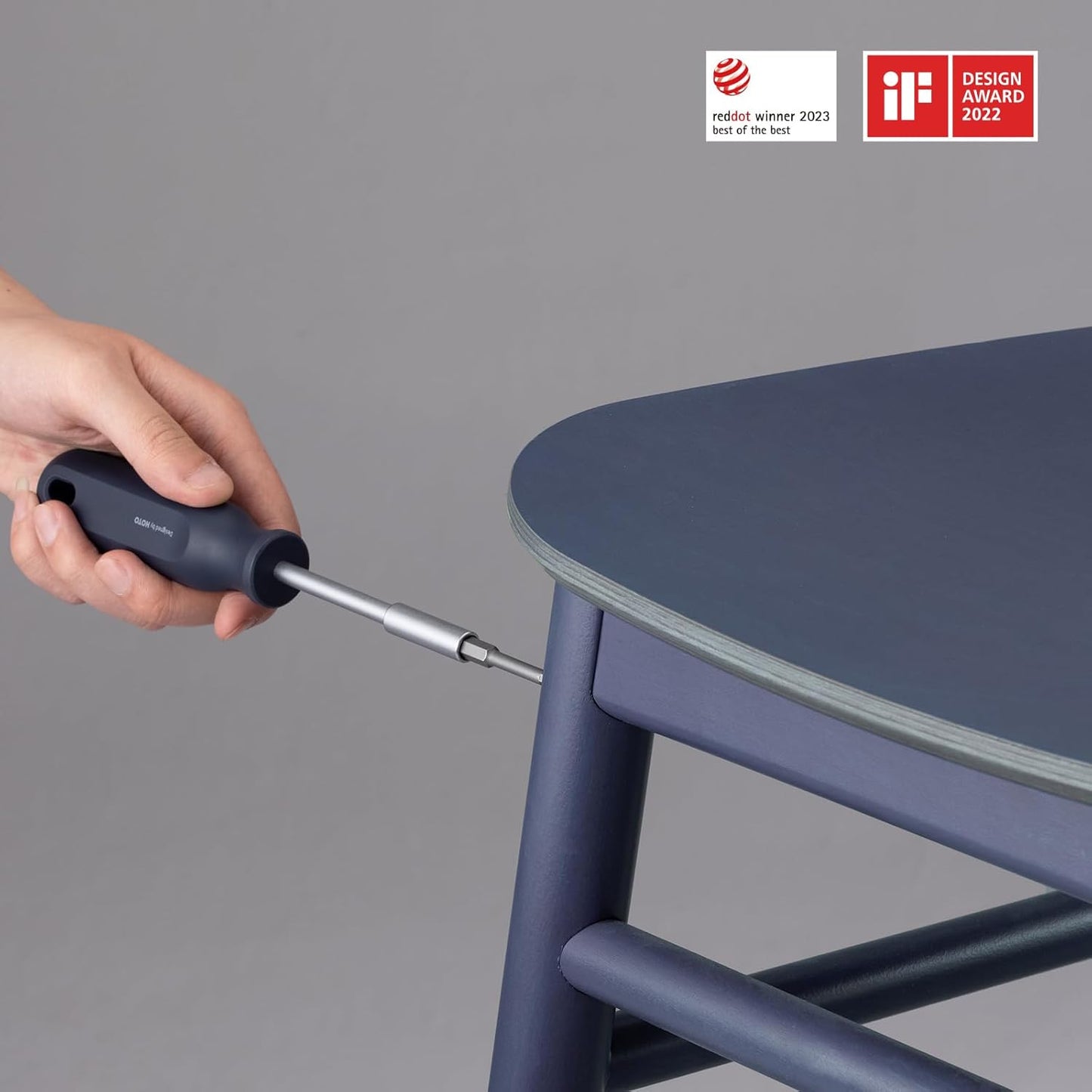 HOTO 16-Piece Home Tool Kit, Basic Hand Tool Set with Storage Box – Includes Screwdriver, Wrench, Hammer, Tape Measure, Plier – Ideal for Household, Garage, Office, Dorm Repairs & DIY Projects