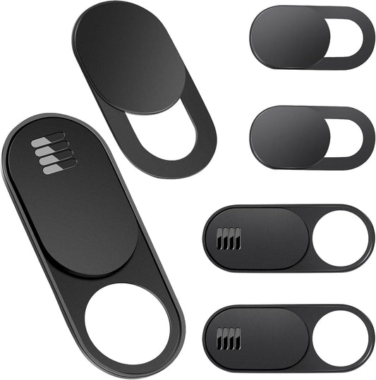 Laptop Camera Cover Slide,3 Large+3 Small Ultra Thin Webcam Cover for Laptop,Computer,Tablet,iPhone 6/7/8 Plus and Tesla Model 3/Y Interior Cabin Camera,Web Cam Blocker Protect Your Privacy