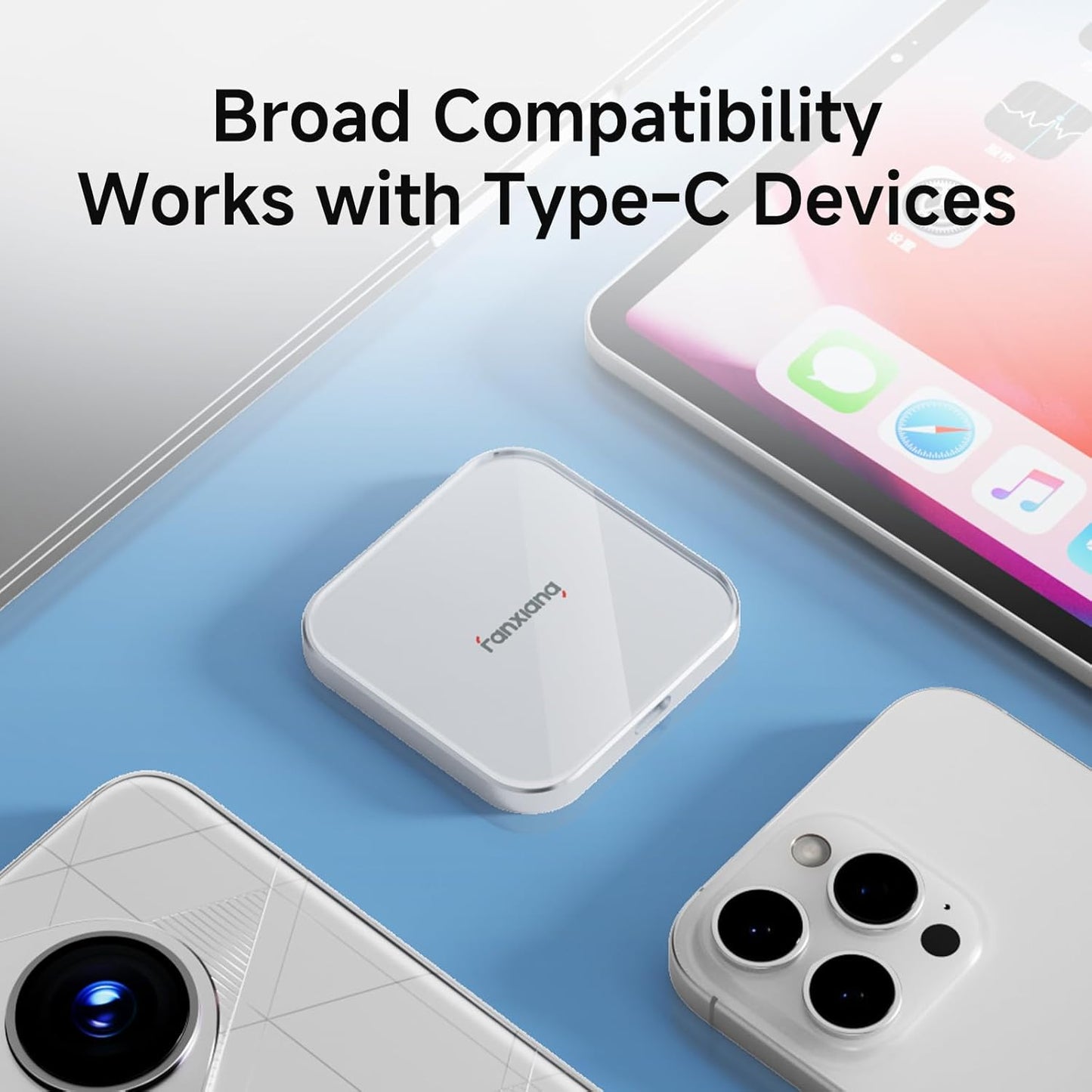 2TB Magnetic External SSD,2000MB/s Type-C USB 3.2 Gen 2x2 Portable SSD,Ultra-Slim External Hard Drive,4K ProRes Recording & Store,External Solid State Drive for iPhone15/16/Android/PC/Mac -PS2005