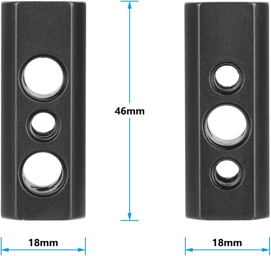 CAMVATE Accessory Mount Adapter with 1/4"-20 & 3/8"-16 Threads - 3633