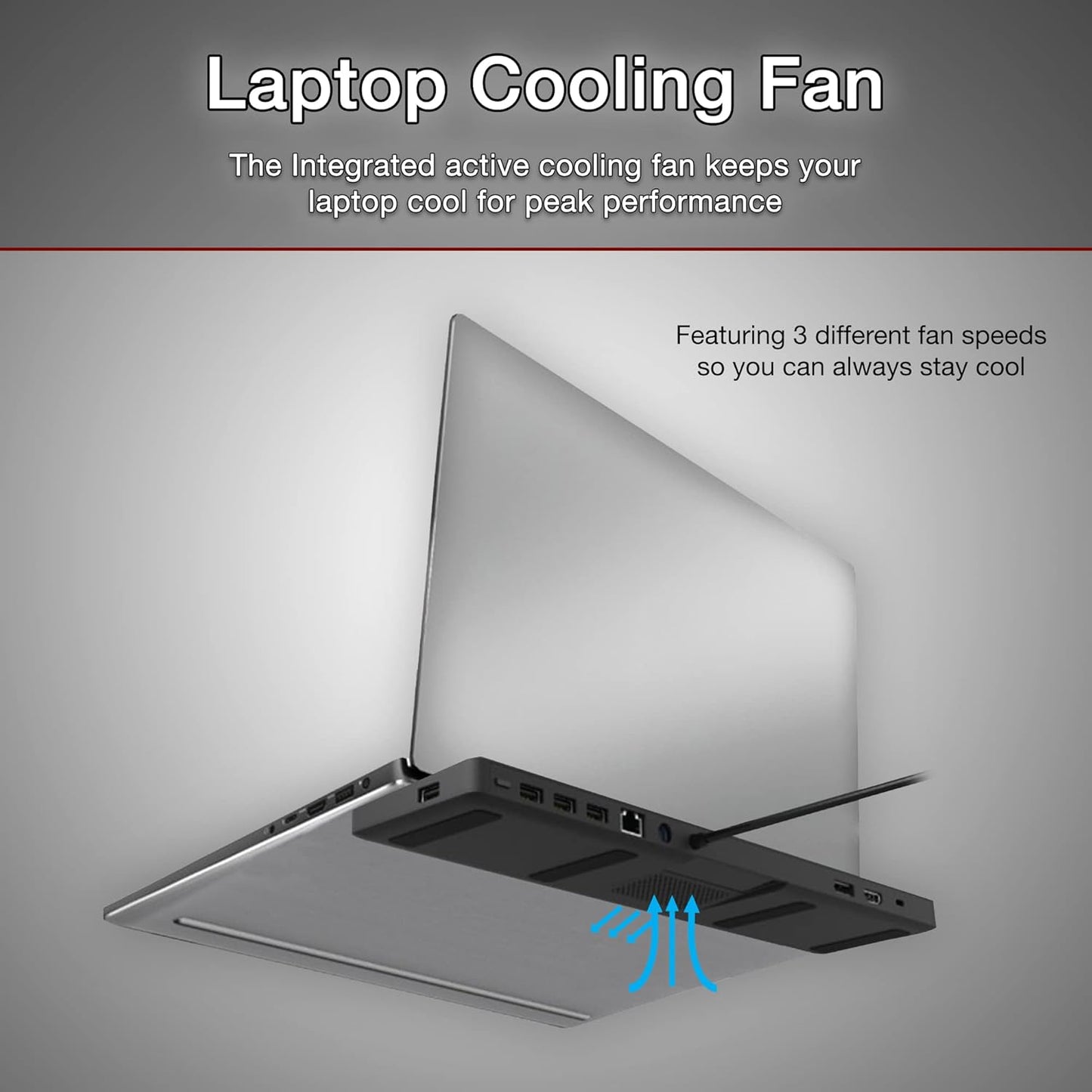 Cyber Acoustics Docking Station (DS-2000), 6 Pack – USB-C with 100W Power Delivery, Laptop Cooling, Dual 4K Monitor Displays, 4 USB-A Ports, Ethernet, Includes 6 Active DisplayPort to HDMI Adapters