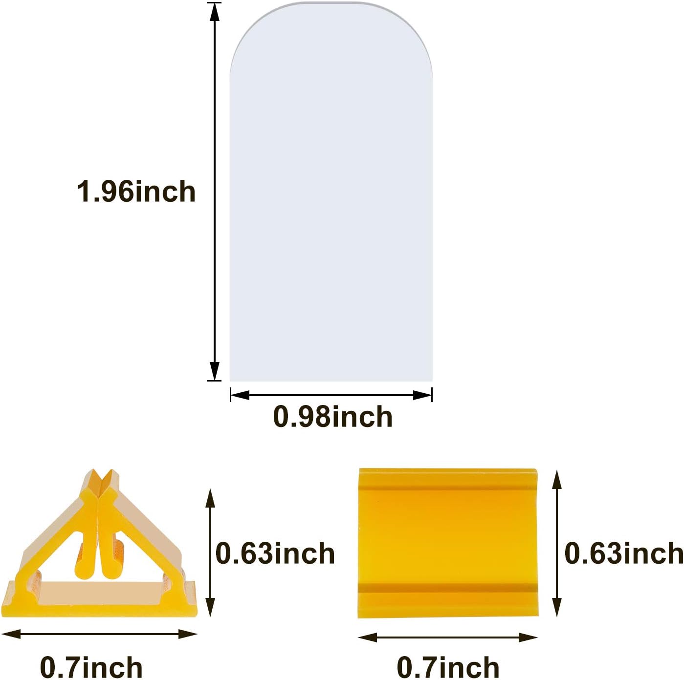 Blulu 36 Pieces Game Card Stands Multi-Color with 36 Pieces Blank Board Game Board Markers for Party Favor