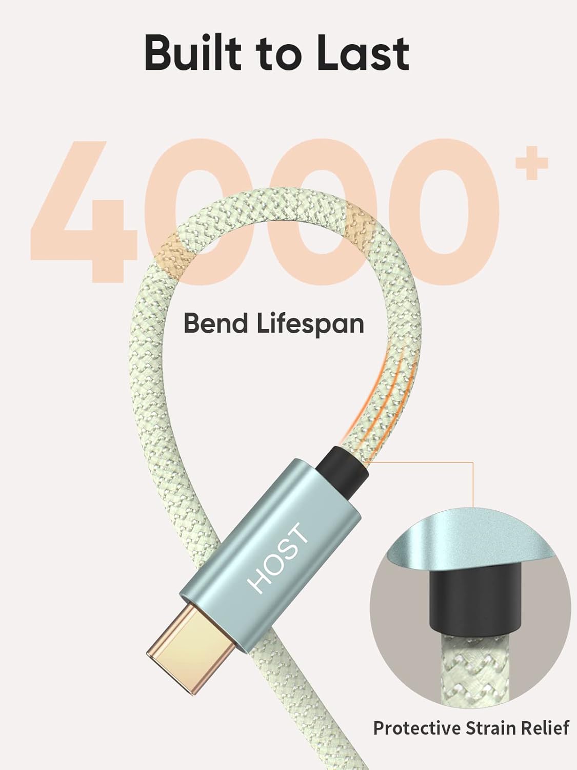 CableCreation 1FT USB C to Micro B Cable,10Gbps Speed External Hard Drive Braided,USB 3.1 Type C to Micro B Work for iPhone 15 Series,Seagate WD Westgate My Passport,MacBook Pro/Air, iPad/Tablet,Green