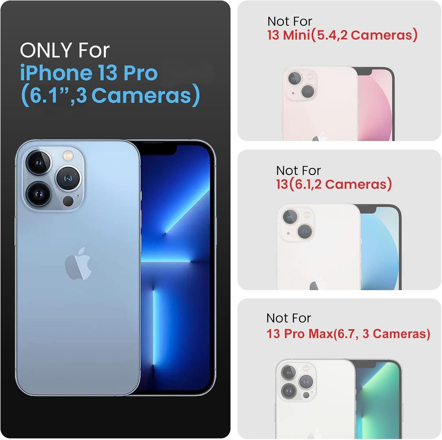 FireNova Designed for iPhone 13 Pro Case, Silicone Upgraded [Camera Protection] Phone Case with [2 Screen Protectors], Soft Anti-Scratch Microfiber Lining Inside, 6.1 inch, Lilac Purple