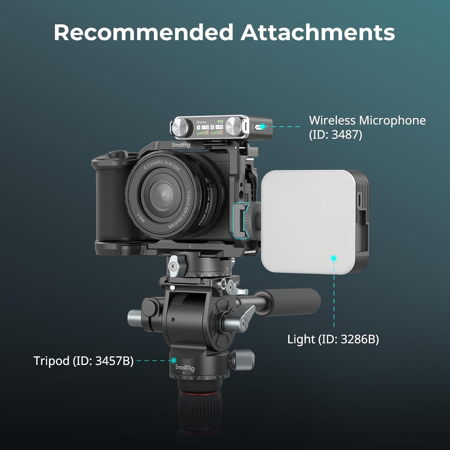 SmallRig Anti-Twist Cold Shoe Mount Adapter (2pcs) with 1/4"-20 Screws, for Flash LED Light Monitor Microphone, with Anti Twist Pins, Compatible with SmallRig Cage - 5032