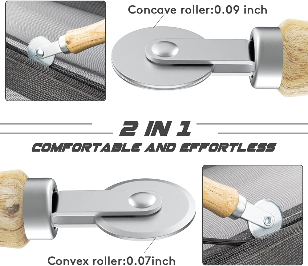 Fiberglass Screen Repair Kit, Black, 48" x 110", Easy to Install, Up to 5 Years Lifespan, Wide Application