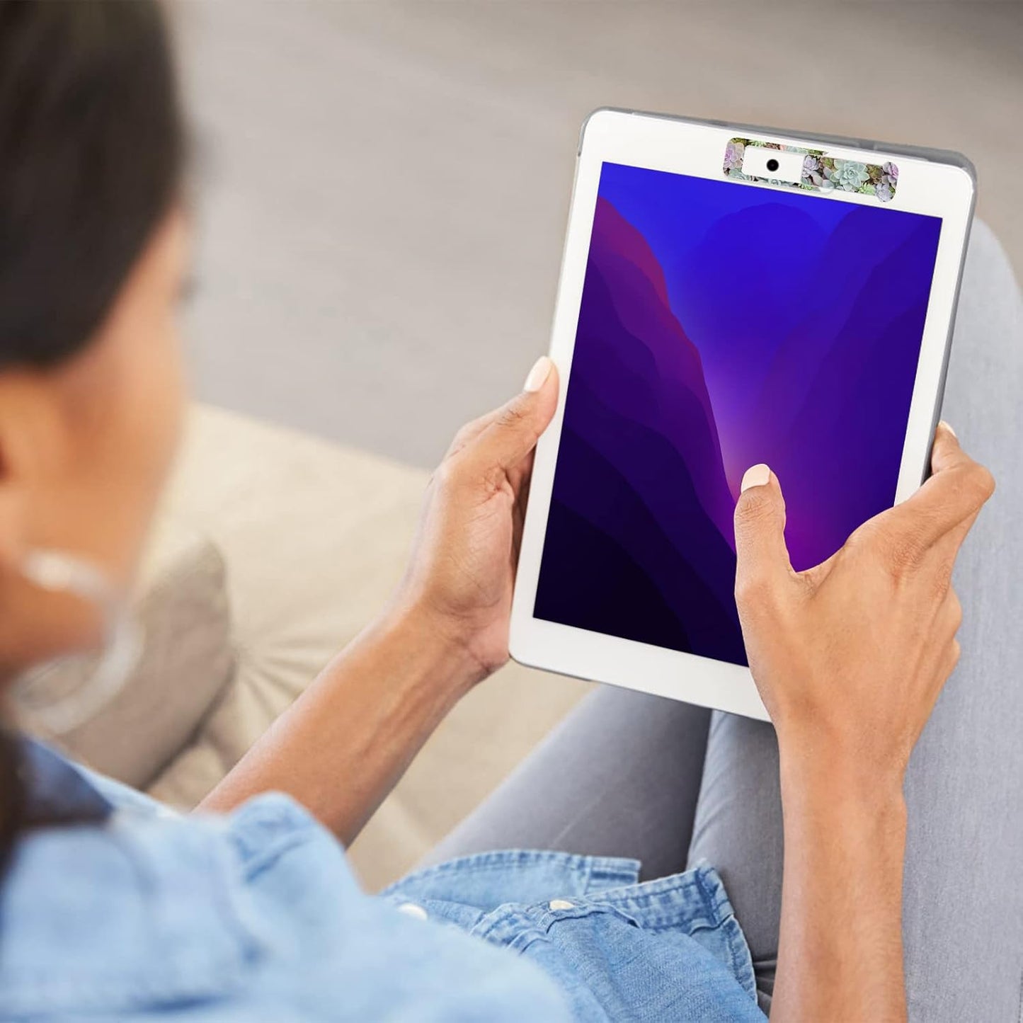 Webcam Cover, 3 Pieces, Laptop Camera Cover, Privacy Shielding Capacity is Twice as Big as The Traditional, Suitable for Computer Mobile Phones, laptops, Tablets and so on (More Meat)