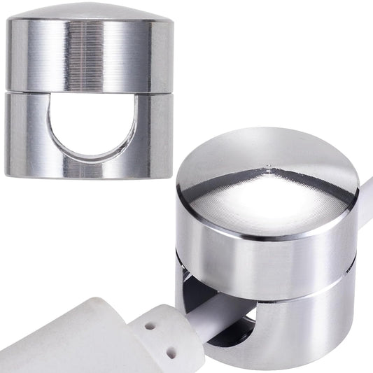 2 Sets Charger Holders for Cords, Silver Adjustable Cable Anchor Holders, Adhesive Metal Cord Clips, Cable Management Wire Organizers for Desk, Office, Nightstand