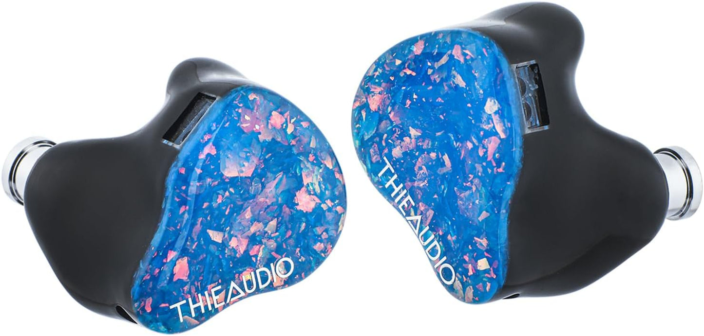 Linsoul THIEAUDIO Hype 4 2DD+4BA in Ear Monitor, HiFi IEM Earphones with Tonal Balance, Latest Sonion Driver, Detachable Silver-Plated OCC Cable for Audiophile Musician Professionals (Blue)